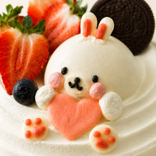 Choco Bunny Cake cake detail close-up