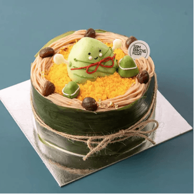 The dragon boat cake 