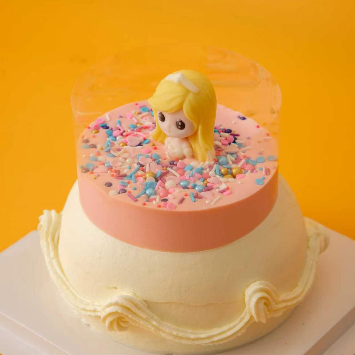 Pour & Sprinkle Princess Cake