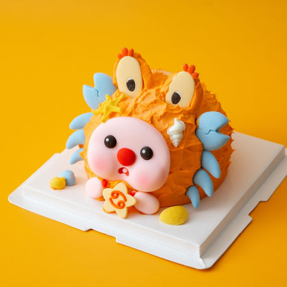 [Star Sign] Cancer Birthday Cake
