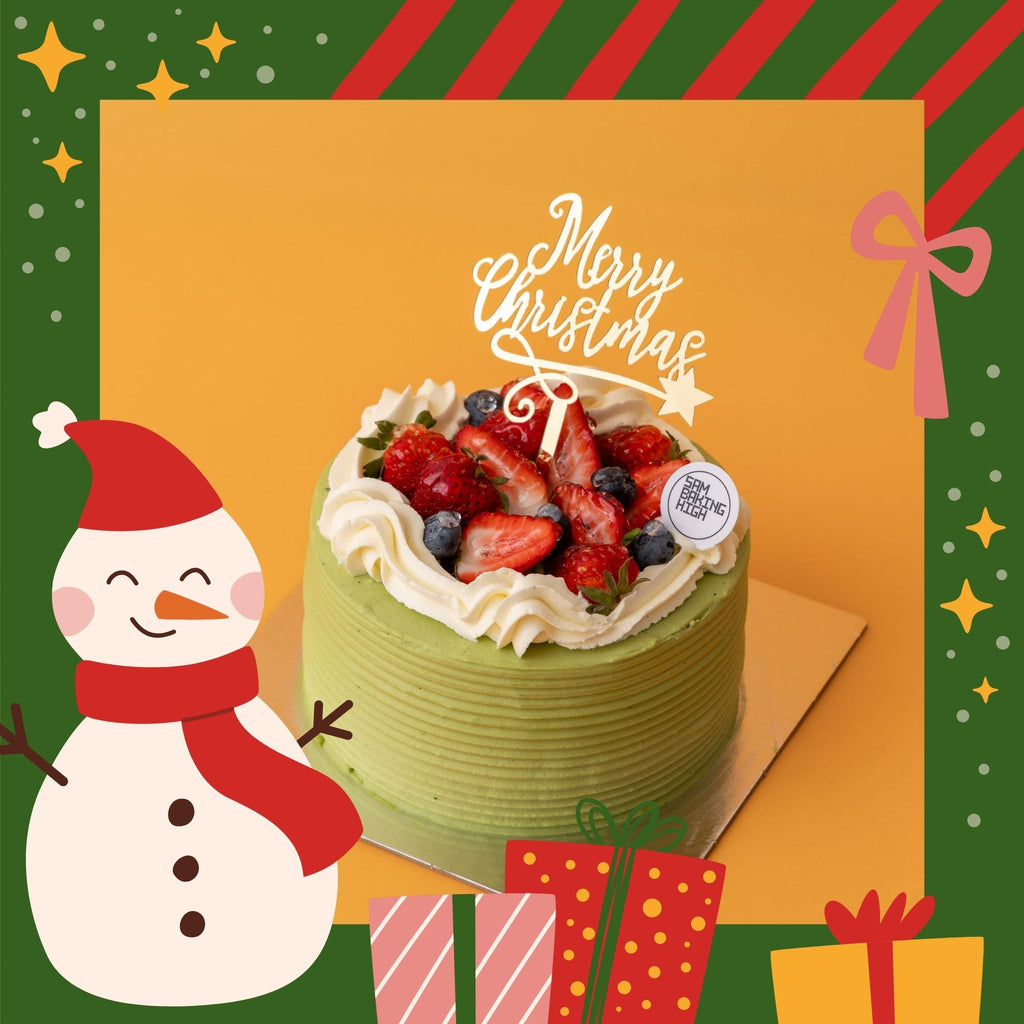 【LIMITED EDITION】Strawberry Matcha Christmas Cake