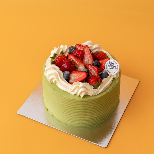 [TEA LOVER] Strawberry Matcha Cake