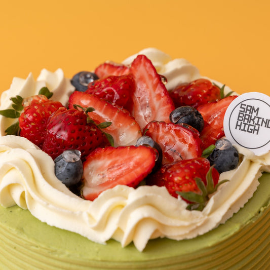 [TEA LOVER] Strawberry Matcha Cake
