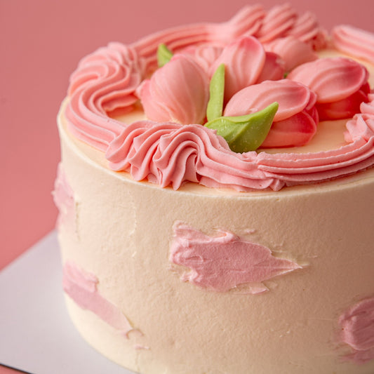 Floral Celebration Cake — For Her