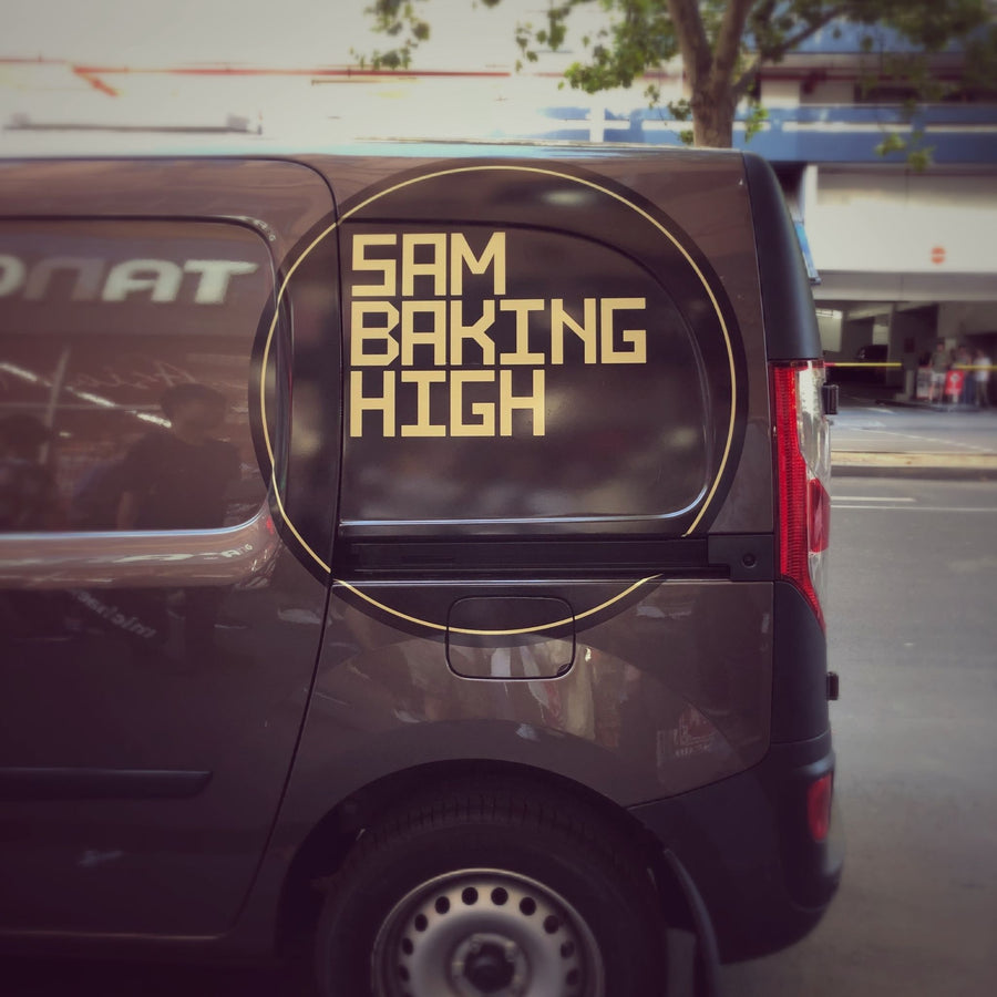 Sam Baking High delivery van