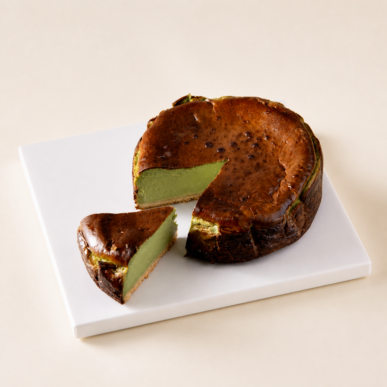 Marvelous Matcha Burnt Basque Cheesecake main product image