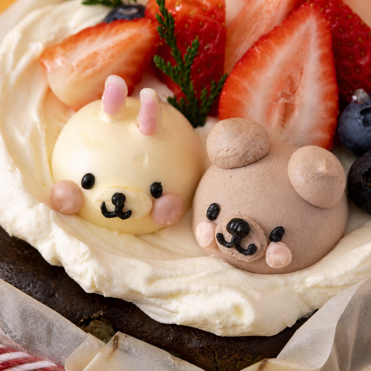 Cutest Cheesecake cake detail close-up