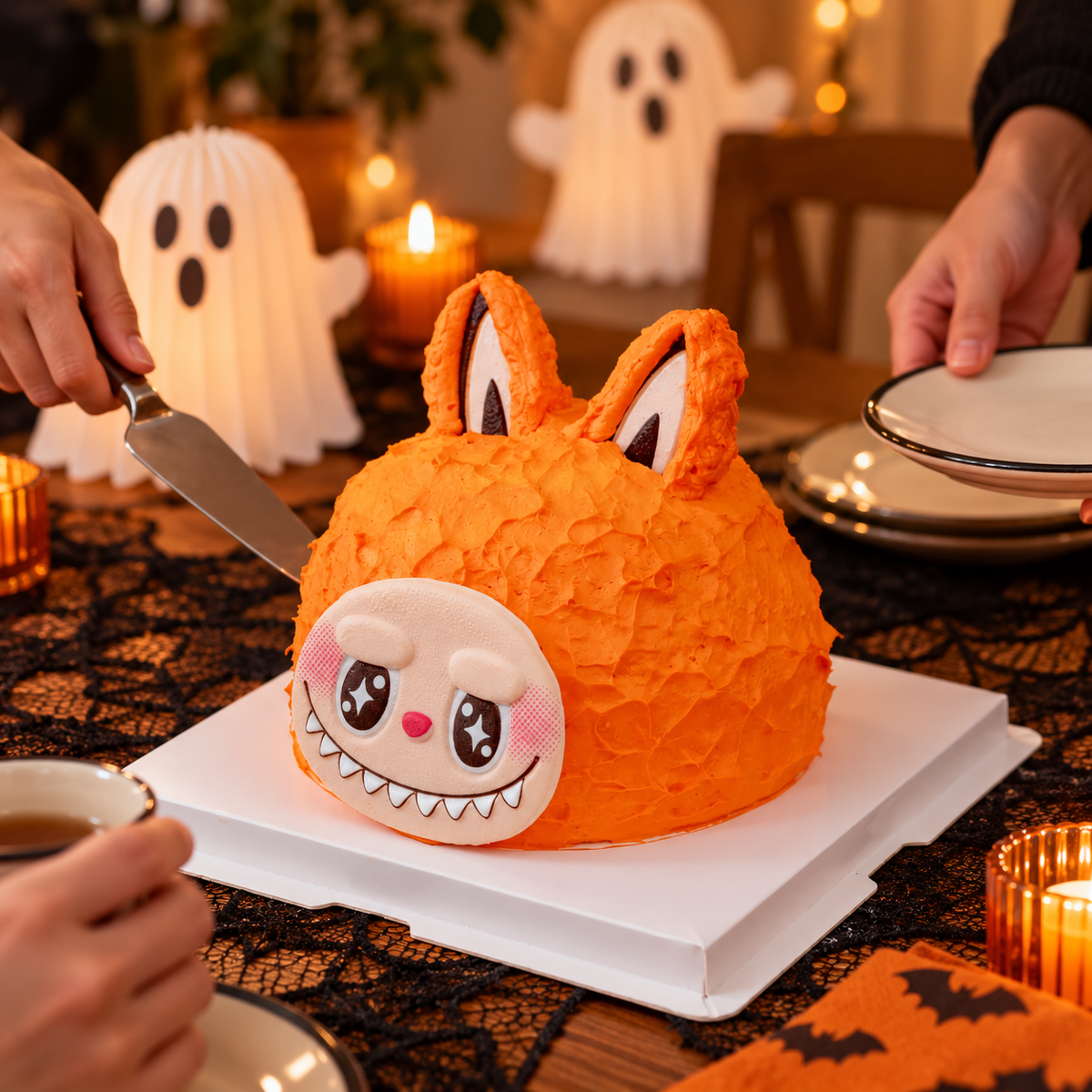 Halloween Trouble 3D Cake celebration scene