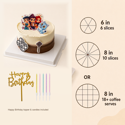 Hero Hunter Cake cake size and serving guide