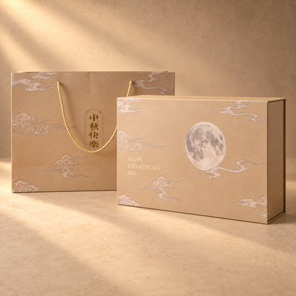 Premium Mooncake Gift Box with matching gift bag