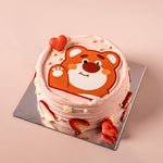 Strawberry Bear Cartoon Cake
