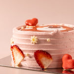 Strawberry Bear Cartoon Cake