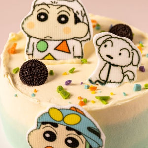Shinchan house theme 3D designer fondant cake with - CakesDecor