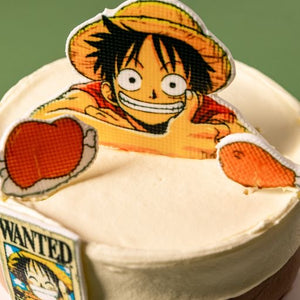 Manga One Piece Luffy birthday cake by The French Cake Company