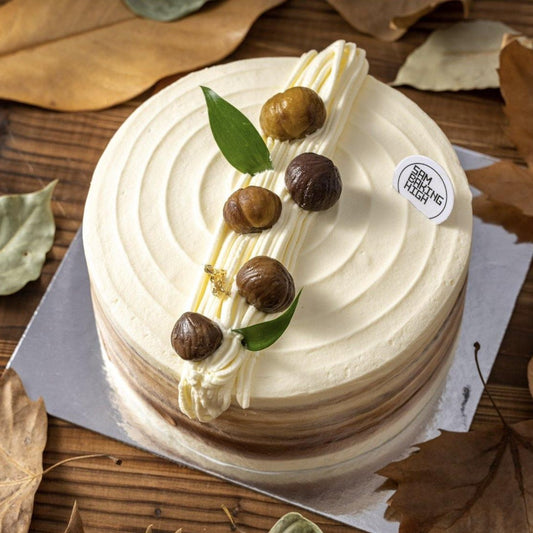 Chestnut Harvest Cake - Sam Baking High